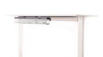 NT1SWG - Pinstripe White Basket/Gray Trim NeatTech Small (38" L x 4.5" D x 4" W)